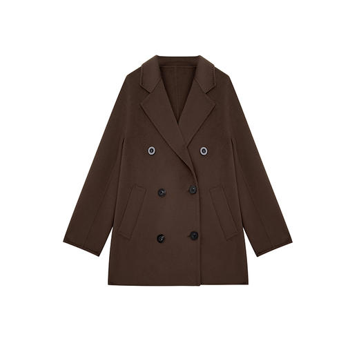 N°28 “短款100%山羊绒”秋冬款设计师毛呢外套8352D865 商品图3