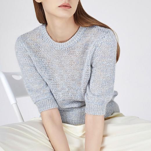  臣禾 五分袖针织衫S211090322 商品图0