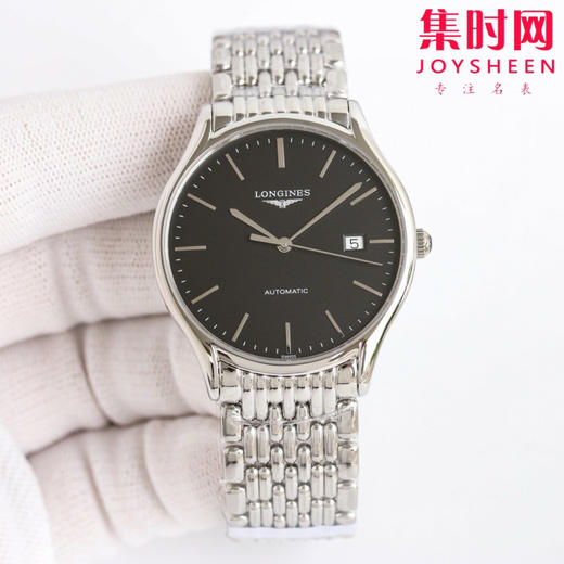 浪琴 LONGINES 律雅系列 超薄男士腕表 表盘尺寸38.5mm 一步到位凌越巅峰 商品图5