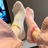 【5双装！船袜子女夏季 棉薄款冰淇淋拼色无骨船袜】吸汗透气 防滑不掉跟隐形袜 商品缩略图0