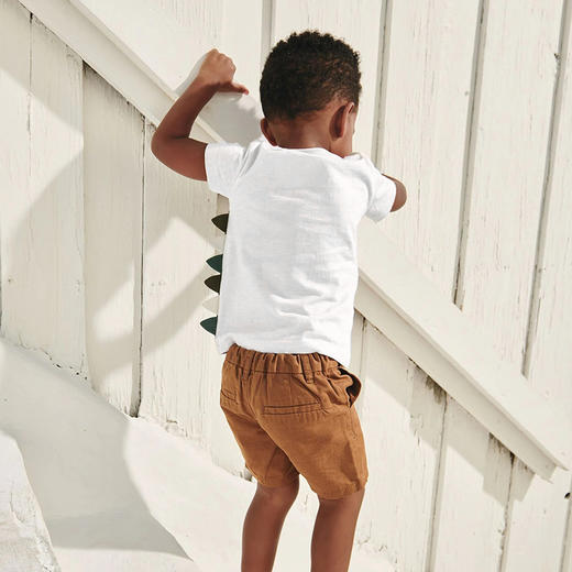 【清新舒适，孩子穿上时尚有型！】Little maven儿童t恤夏季新款欧美中小童打底衫，短袖吸汗棉男童t恤让你玩耍时也能保持清爽-lm！ 商品图1