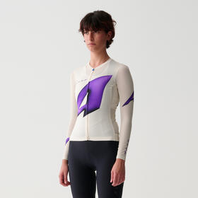MAAP 女士 ORBIT PRO AIR LS JERSEY CHALK 长袖骑行服 星际白