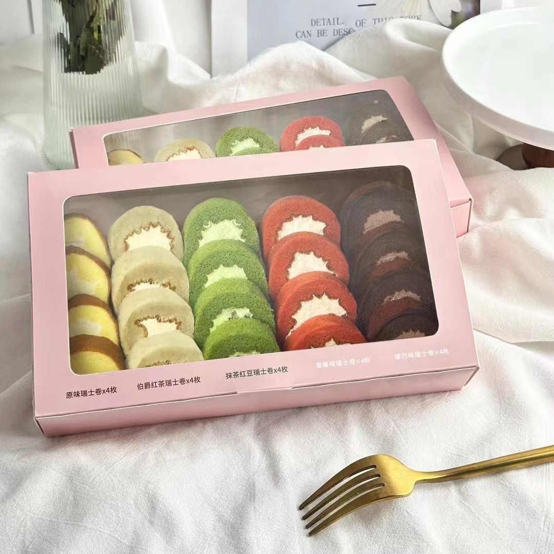【迷你蛋糕卷分享装】（10月13号16点取-------14点下单的隔天取）五味口味：经典原味、抹茶红豆味、草莓味、榛巧味、伯爵红茶味   不退不换、介意者慎拍