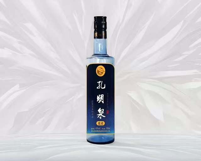 园林青43度孔明泉清香型白酒500ml 单瓶装