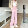【锦纶冰丝防晒裤女 裤子夏新款女装】显瘦休闲裤 拖地垂感直筒阔腿裤 商品缩略图9