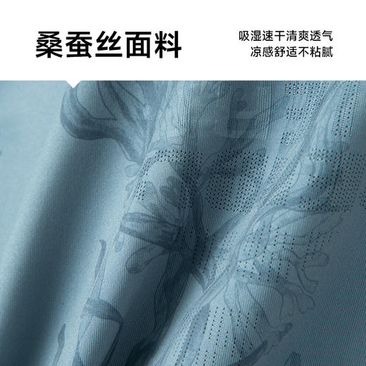 【桑蚕丝】【新款DDA】大依优型大码短袖衬衫花衬衫加肥加大男装大号大码衬衣上衣男士绅士商务休闲半袖夏季 商品图3