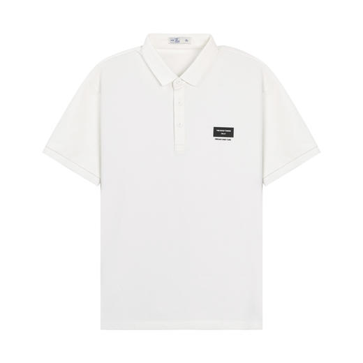 【断码清仓】HX 夏季翻领短袖T恤S102422989101/02POLO杉 商品图2