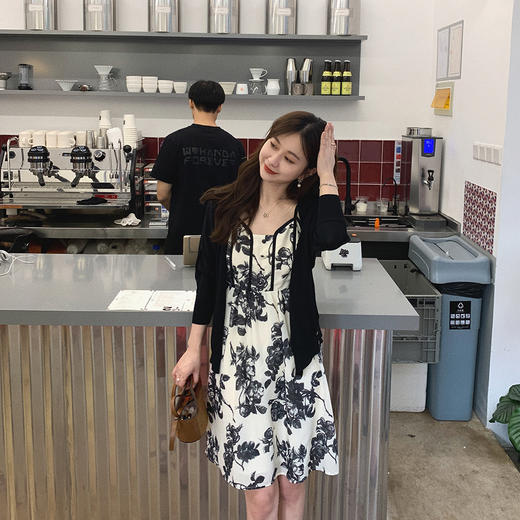 不退不换 介意慎拍！瘦瘦黑 开衫【金蘑菇菇 sweet rose冰朗姆】醋酸棉防晒，可机洗 商品图0