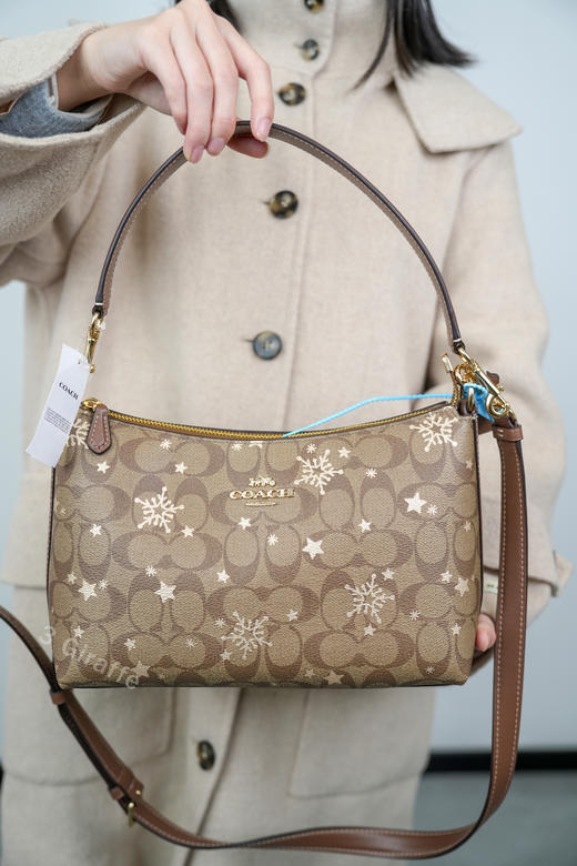 COACH/蔻驰新款Clara腋下包女士拉链印花单肩斜挎包  CN688 #美国直邮 商品图3