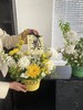 【清明节热卖】黄色小提篮/菊花花篮（大小号） 商品缩略图3