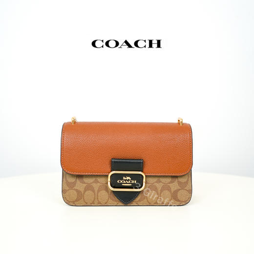 COACH/蔻驰女士MORGAN系列老花单肩斜挎包CM713 #美国直邮 商品图0