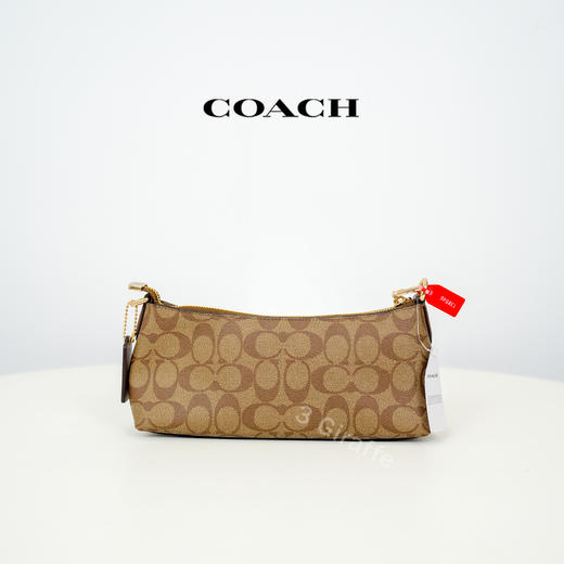 COACH蔻驰 棕色老花法棍包腋下包单肩手提包 女士CL405 #美国直邮 商品图2