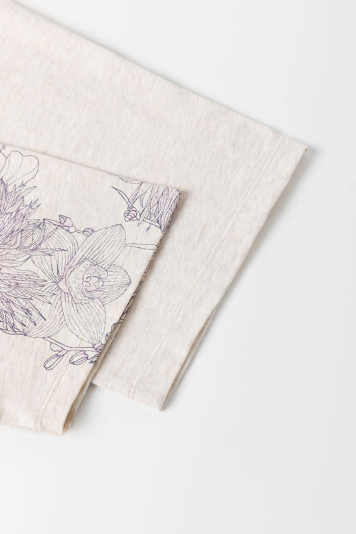 【32S100%棉汗布】SCHIESSER 德国舒雅女士纯棉短袖七分裤套装31/22373H 商品图7