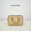 COACH蔻驰 Mini 卡其色老花波士顿包单肩斜挎包 女款CH160 #美国直邮 商品缩略图2