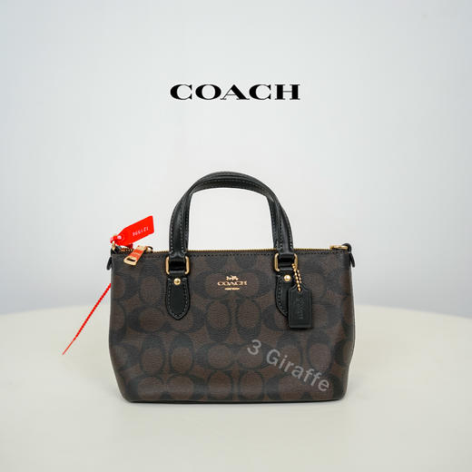COACH蔻驰 Mini Gallery老花托特包单肩斜挎包 CH468 #美国直邮 商品图3