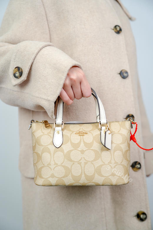 COACH蔻驰 Mini Gallery老花托特包单肩斜挎包 CH468 #美国直邮 商品图9