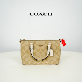 COACH蔻驰 Mini Gallery老花托特包单肩斜挎包 CH468 #美国直邮