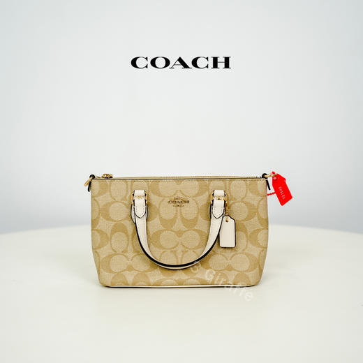 COACH蔻驰 Mini Gallery老花托特包单肩斜挎包 CH468 #美国直邮 商品图0