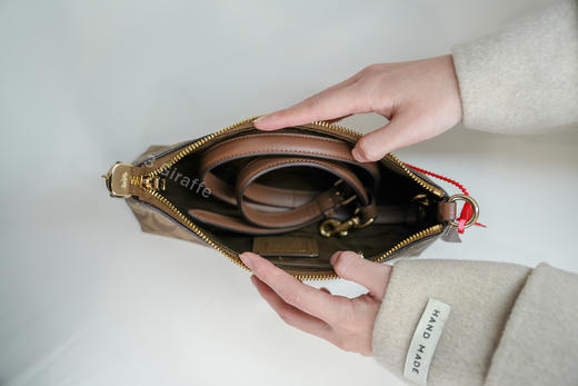 COACH蔻驰 棕色老花法棍包腋下包单肩手提包 女士CL405 #美国直邮 商品图5