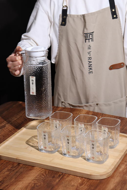 专利款出口级，限量秒杀💥29.9『染可日式锤纹一壶六杯套装』😆只需一杯果茶钱，一点都不心疼❗️❗️可放冰箱侧门，下班回家直接喝上冰水，冷饮自由 商品图4