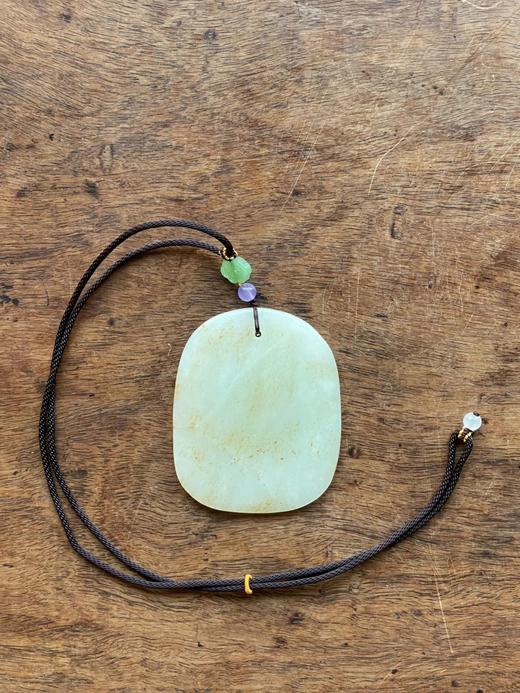 洒金沁白玉随形无事牌，顺丰包邮 商品图10