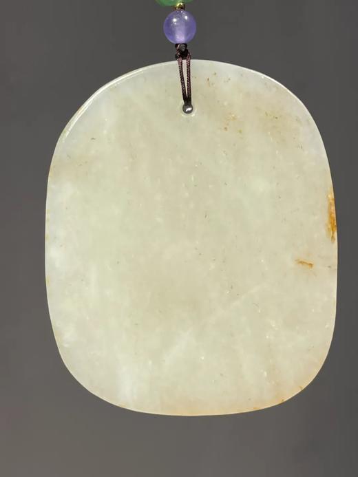 洒金沁白玉随形无事牌，顺丰包邮 商品图7