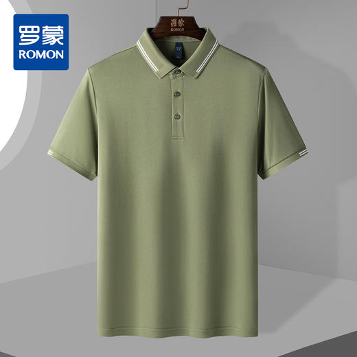 【福利款】罗蒙男士提孔双面领polo衫男短袖男夏季薄款速干t恤男短袖 商品图0
