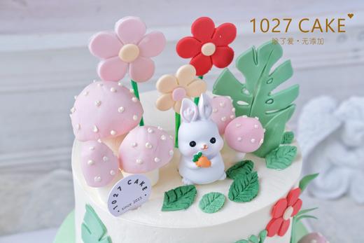 1027CAKE | 小兔子 双层款式 翻糖装饰 周岁 商品图4