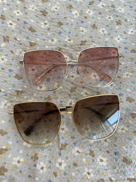 323-4 圆正渠道货 BB 24新 时尚猫眼 超轻大框 渐变浅片 太阳镜 素颜墨镜 商品图4