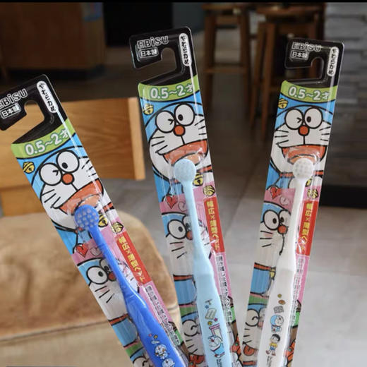 惠百施儿童牙刷0.5-2岁 哆啦A梦款 商品图0