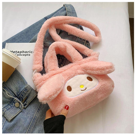 【巨能装！轻松随行】小公主们的必备！可爱毛绒化妆包，大容量，轻盈便携，高颜值卡通收纳包，柔软手感超舒适！ 商品图4