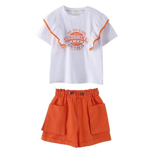 女童夏季短袖套装2024新款中大童夏款洋气儿童装韩版夏装网红衣服 商品图4