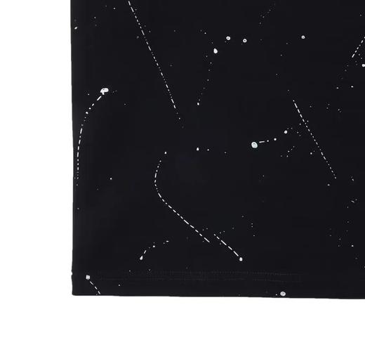 2426961新款印花满天星空短袖文艺男女情侣上衣时尚百搭潮流T恤 商品图4