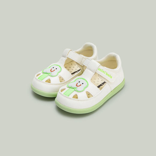 【镂空透气儿童学步鞋】迷你巴拉男女童宝宝萌趣童鞋止滑凉鞋 商品图2
