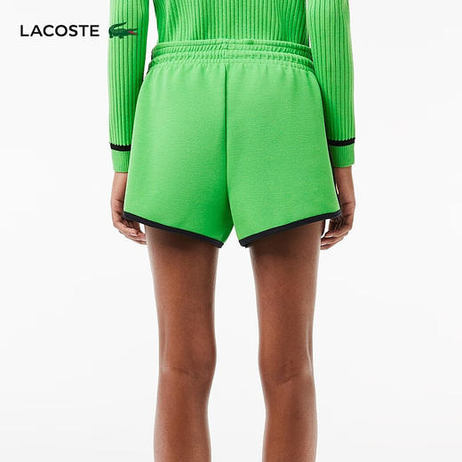 Lacoste法国鳄鱼女装新款潮流松紧腰运动休闲宽松短裤GF1608-10 商品图2