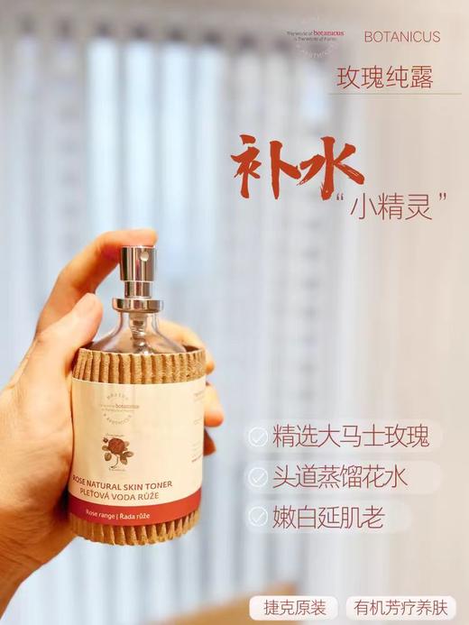 捷克菠丹妮玫瑰纯露花水深层补水保湿淡黑色素收敛皱纹100ml 日期27年9月 商品图0