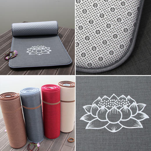 四季亚麻飘窗垫大头垫顺滑加厚家用垫榻榻米垫防滑垫 商品图6