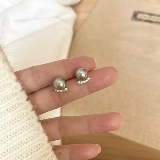 超美！！精致锆石珍珠高级感耳钉 商品图12