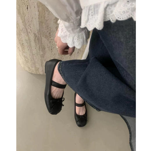 SUTUS/法式绸缎《芭蕾舞鞋》丨软底银色单鞋 穿搭小心机~ 商品图5