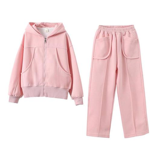 女童春装2024新款套装洋气女大童装卫衣儿童春秋运动服女孩两件套 商品图4