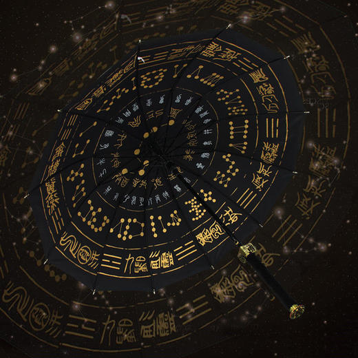 动漫同款天机伞 大号长柄雨伞晴雨两用男女双人武士刀伞学生个性国潮中国风创意伞 商品图9
