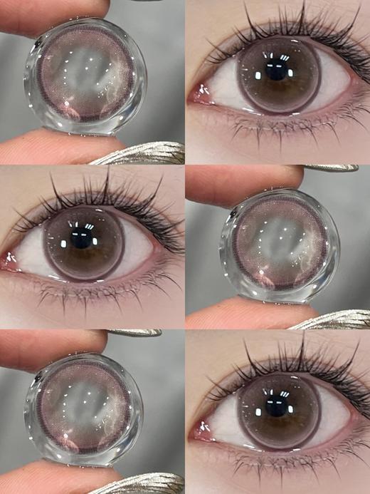 Mimipark 粉边裙 半年抛 两片 14.5mm 参考着色 14.0mm 基弧 8.6 含水 38% 新锐国货 商品图1