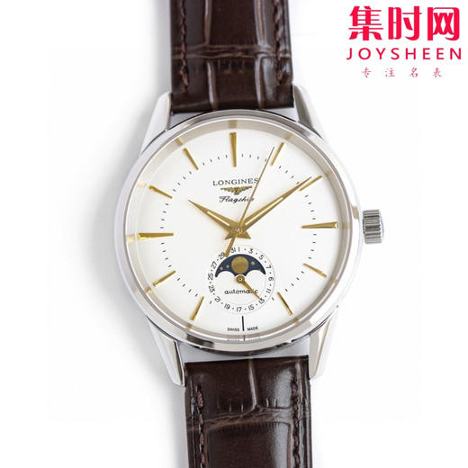 浪琴 LONGINES 军旗月相系列 经典日月星辰男士腕表，新款上市！ 商品图0