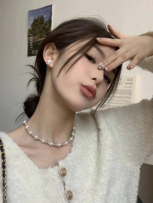 超美！！精致锆石珍珠高级感耳钉 商品图9