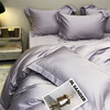 自然醒60支贡缎长绒棉简约纯色四件套轻奢级数码印花拼角四件套高品质礼单双人床上用品三件套KY 商品缩略图2