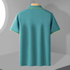 【撞色款】罗蒙男士提花领时尚polo衫男短袖男夏季薄款速干t恤男短袖 商品缩略图8