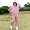 女童春款套装 2024新款洋气中大童儿童春秋女孩棋盘格运动两件套 商品缩略图1