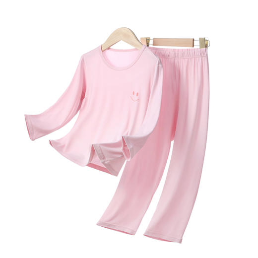 儿童春夏莫代尔长袖家居套装 商品图4