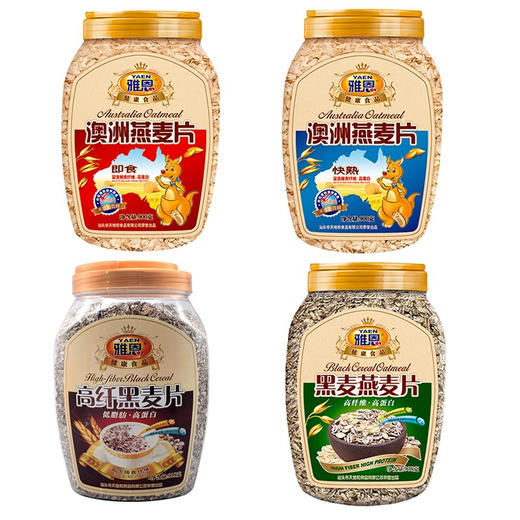 雅恩瓶装黑麦燕麦片908g 商品图1