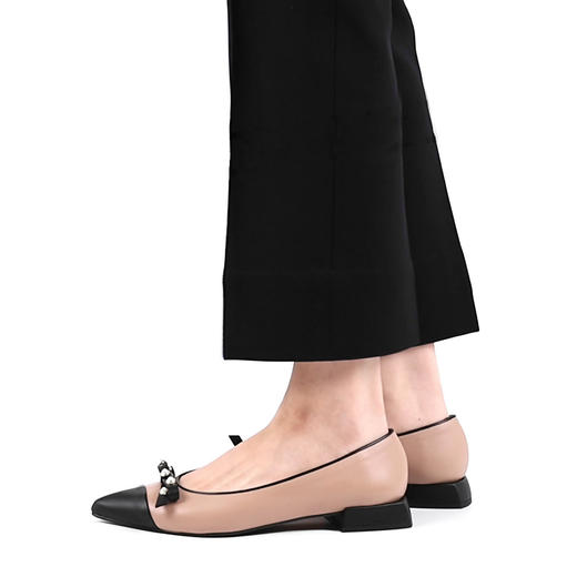 #限时特价#西班牙原产优雅舒适女款船鞋5705米色 商品图13